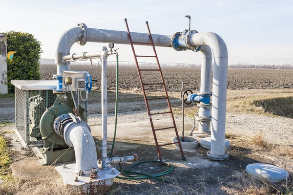 Irrigation water pumping system — Stock Photo, Image