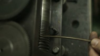 Presleme makine metal, takı yüzük üretim için video görüntüleri