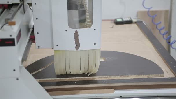 Machine moderne de travail du bois à l'usine de travail du bois et de meubles 