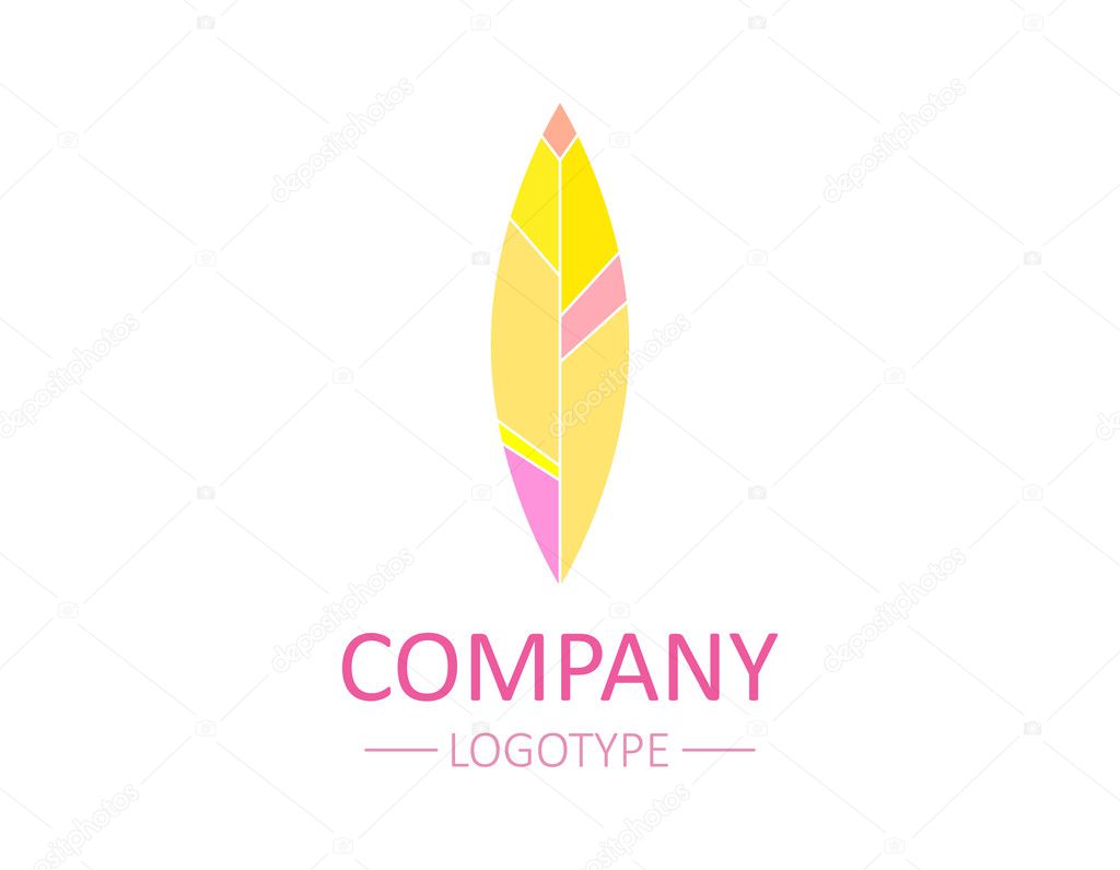 Vector ellipse logo design