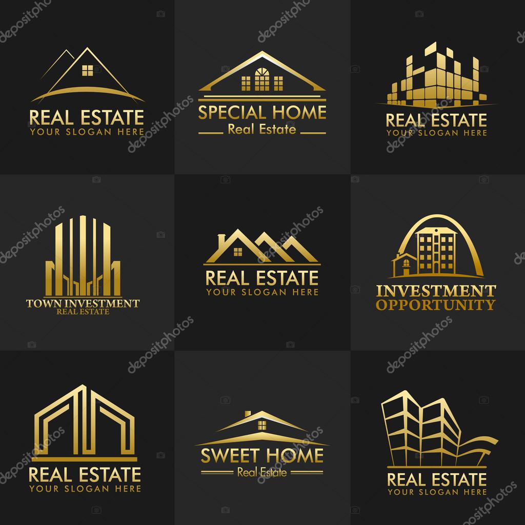 Logo ideal for real estate companies, construction companies, buying, selling and renting properties