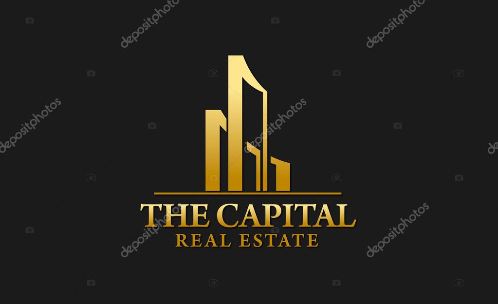 Logo ideal for real estate companies, construction companies and investment, buying, selling and renting properties