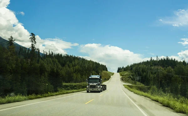 Καταπληκτική Φυσική Θέα Trans Canada Highway Banff Εθνικό Πάρκο — Φωτογραφία Αρχείου