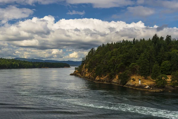 Schöne Friedliche Naturlandschaft Mit Küstenlinie British Columbia Kanada — Stockfoto