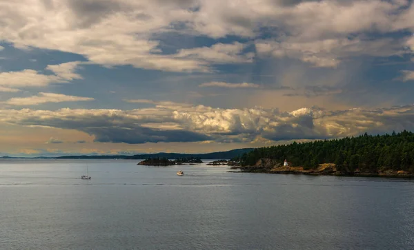 Vacker Fridfull Natur Med Strandlinje British Columbia Kanada — Stockfoto