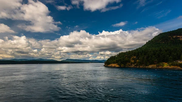 Schöne Friedliche Naturlandschaft Mit Küstenlinie British Columbia Kanada — Stockfoto