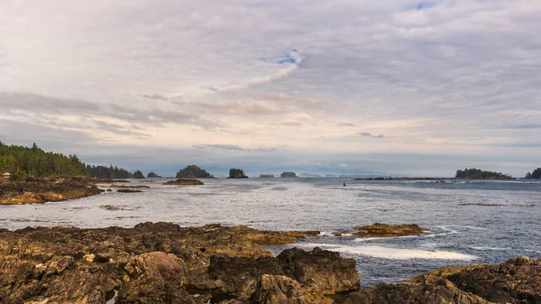 Geweldig Natuurlijk Landschap Met Oceaan Wild Pacific Trail Britse Columbia — Stockfoto