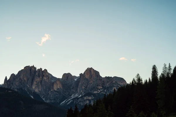 beautiful scenic landscape of Alps, Passo San Pellegrino, North Italy