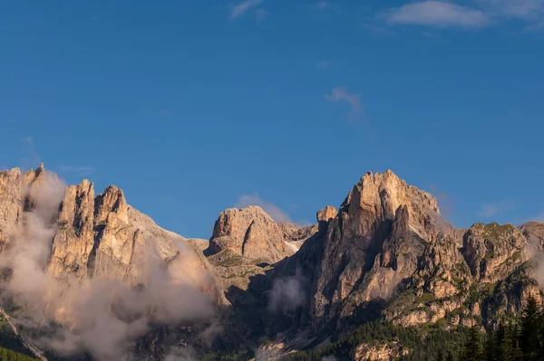 Beautiful Scenic Landscape Alps Passo San Pellegrino North Italy — Stock Photo, Image