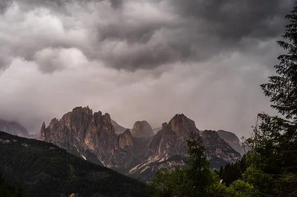 Wunderschöne Landschaft Der Alpen Passo San Pellegrino Norditalien — Stockfoto