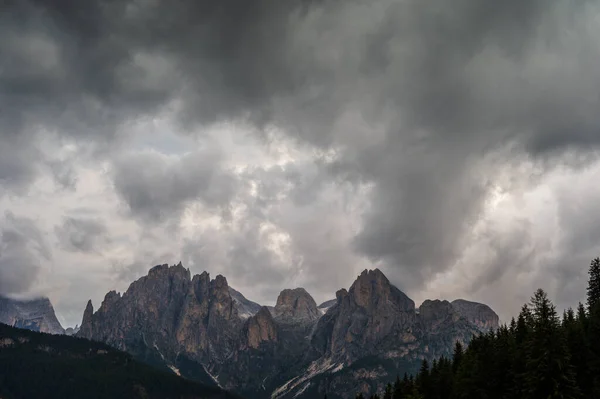 Beautiful Scenic Landscape Alps Passo San Pellegrino North Italy — Stock Photo, Image