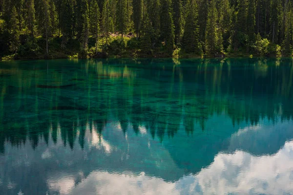 Alplerin Güzel Manzarası Passo San Pellegrino Kuzey Talya — Stok fotoğraf