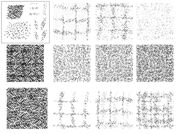 Conjunto de texturas sin costura . — Archivo Imágenes Vectoriales