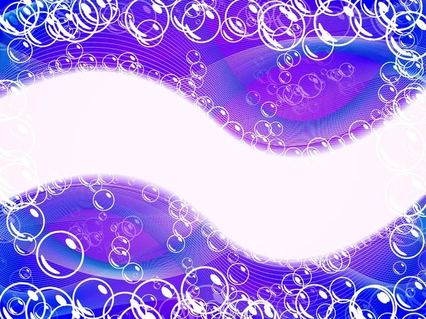 Fondo abstracto púrpura con burbujas — Archivo Imágenes Vectoriales