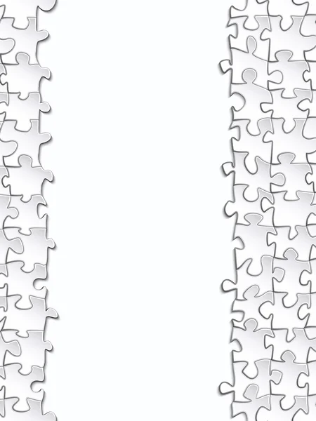 Background with a strip of the puzzle — Stock Vector