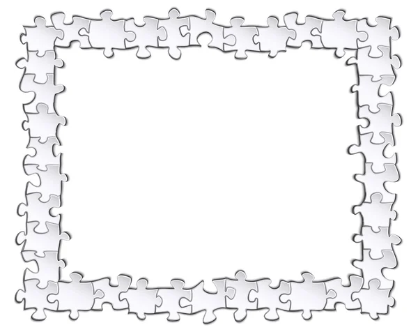 Fotolijst voor puzzles — Stockvector