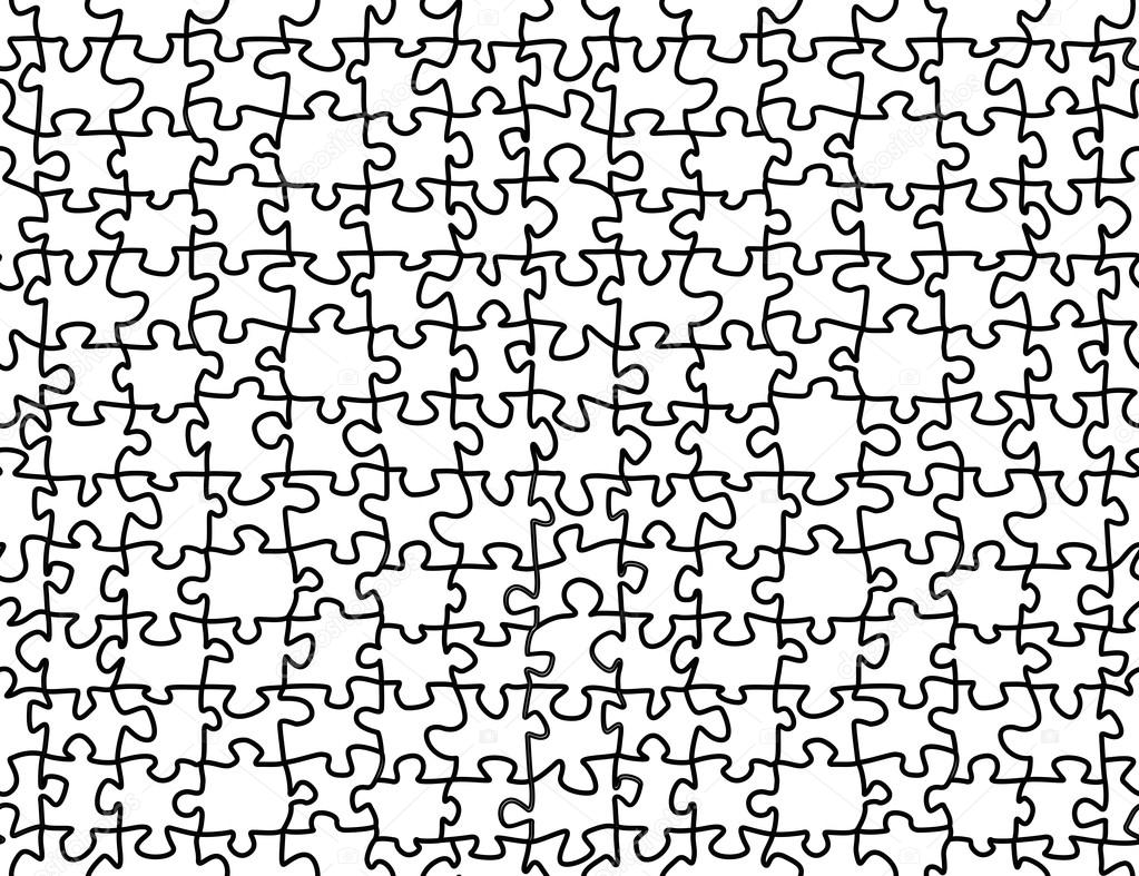Seamless Pattern Jigsaw Puzzles Stock Vector C Pavel A V