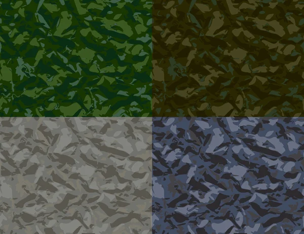 Patrón sin costura en forma de coloración protectora — Archivo Imágenes Vectoriales