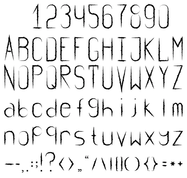 Schriftart — Stockvektor