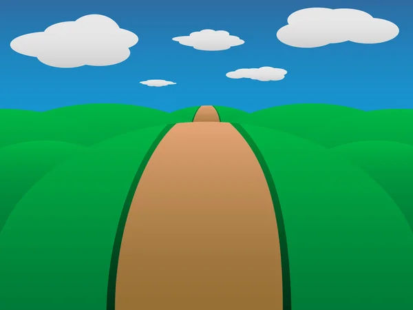 dağlara giden yol