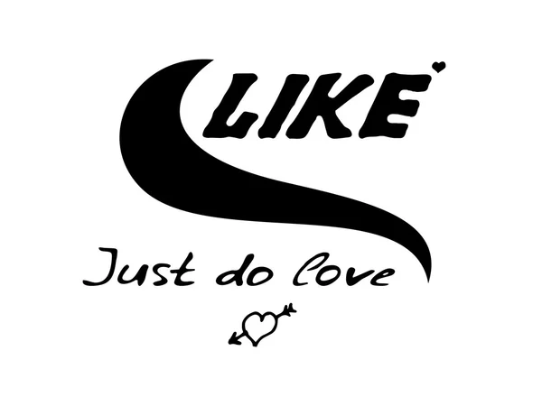 Just do love — Stockvector