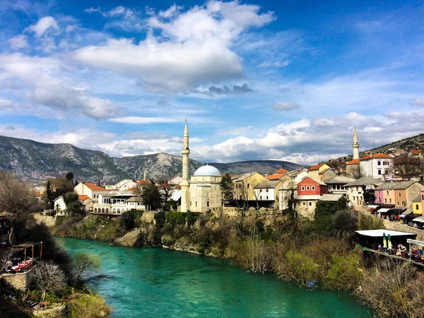 Bosna-Hersek Kasabası Mostar Eski Merkezi