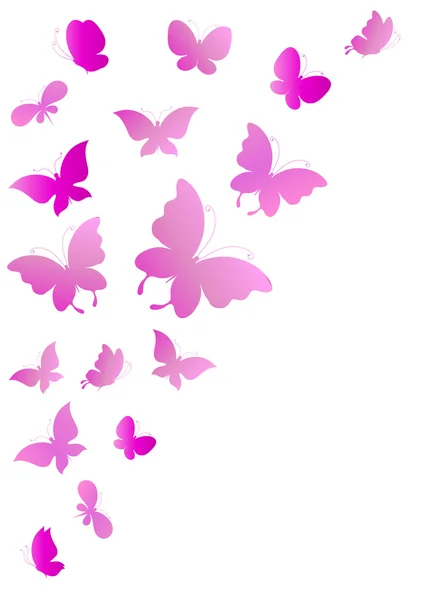 Diseño de mariposas — Vector de stock