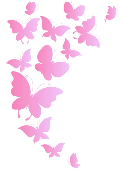 Diseño de mariposas — Vector de stock