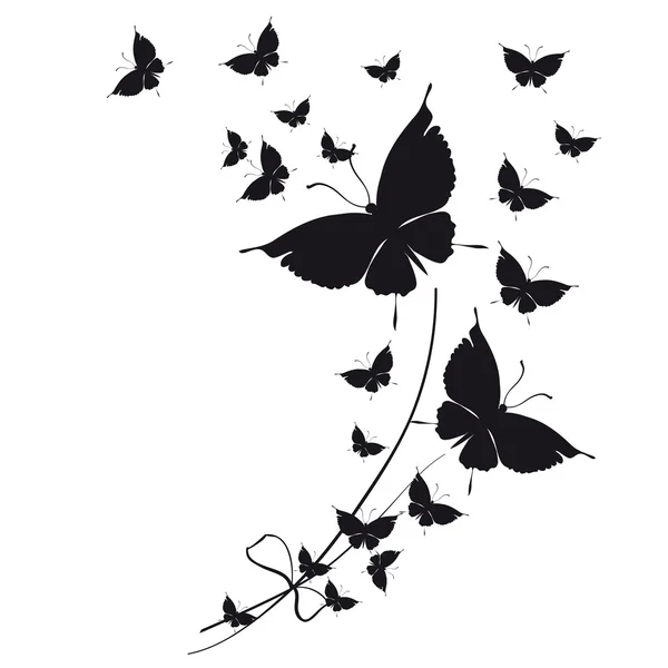 Diseño de mariposas — Vector de stock