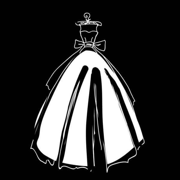 Conception de robe — Image vectorielle