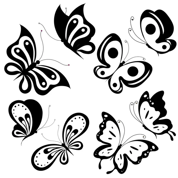 Diseño de mariposas — Vector de stock