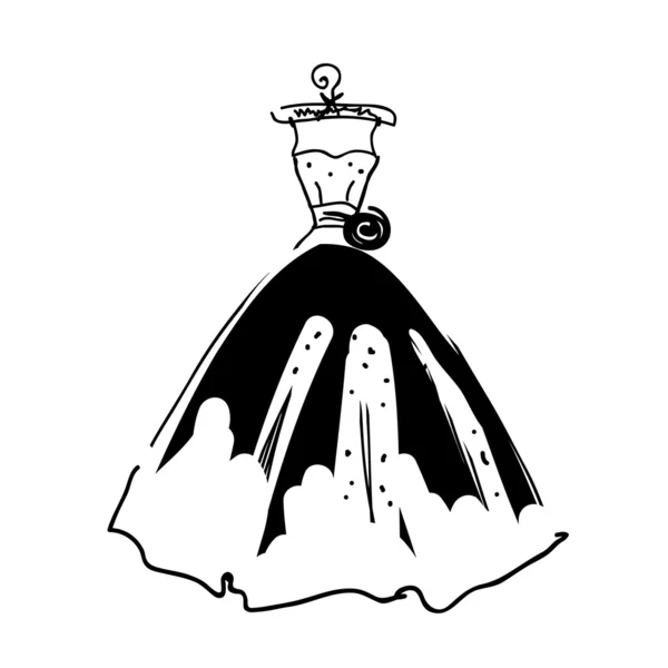 Conception de robe — Image vectorielle