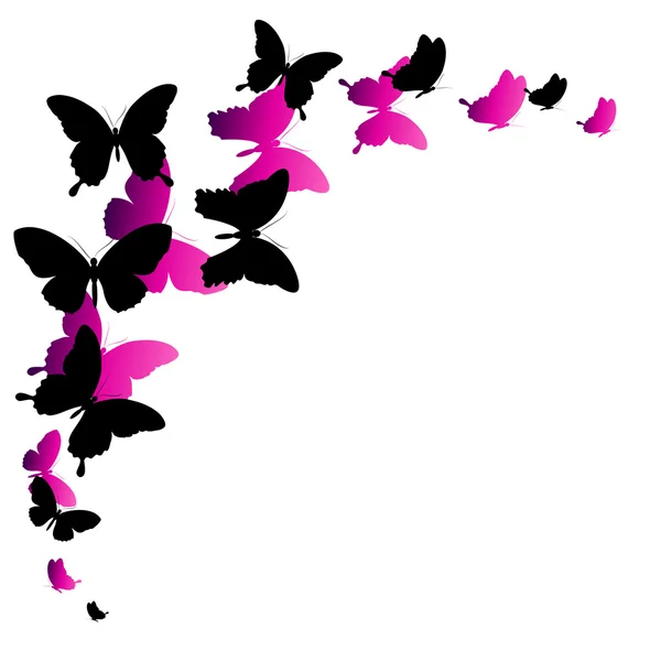 Diseño de mariposas — Vector de stock