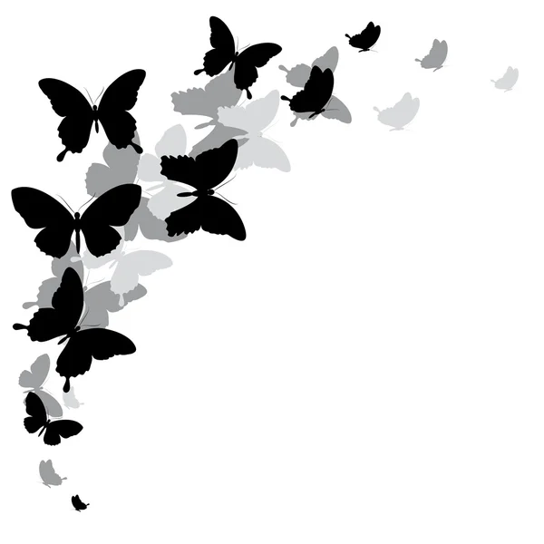 Diseño de mariposas — Vector de stock