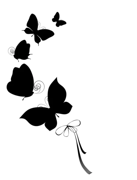 Diseño de mariposas — Vector de stock