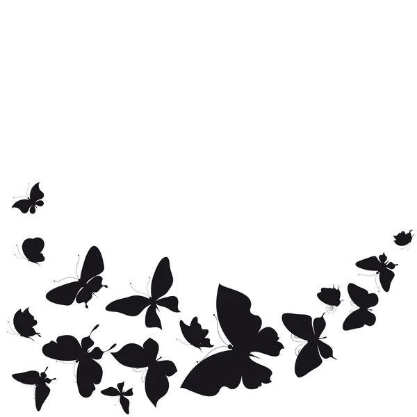 Diseño de mariposas — Vector de stock