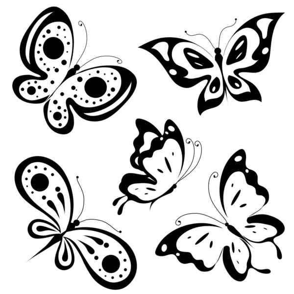 Diseño de mariposas — Vector de stock