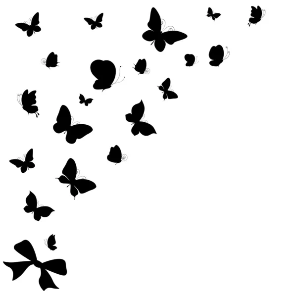 Diseño de mariposas — Vector de stock