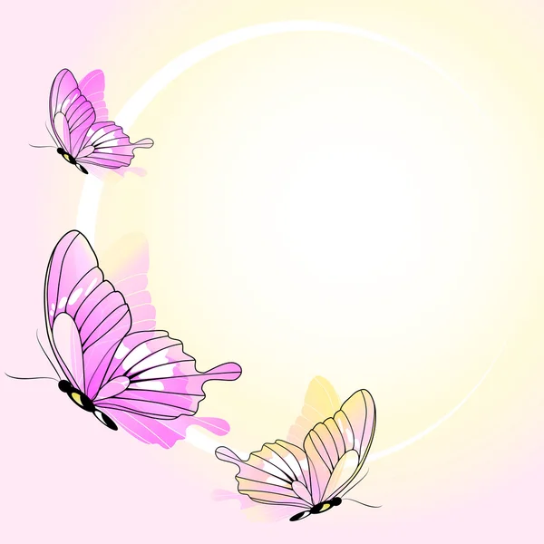 Diseño de mariposas — Vector de stock