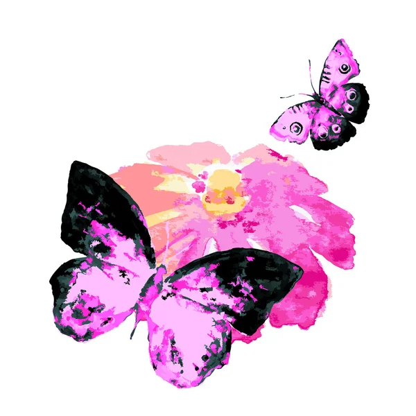 Conception papillons — Image vectorielle