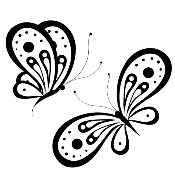 Diseño de mariposas — Archivo Imágenes Vectoriales