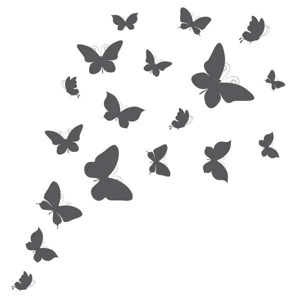 Diseño de mariposas — Vector de stock