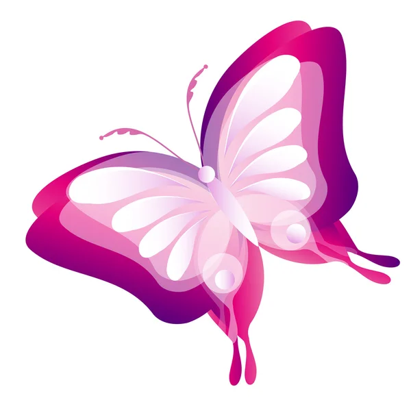 Diseño de mariposa — Vector de stock