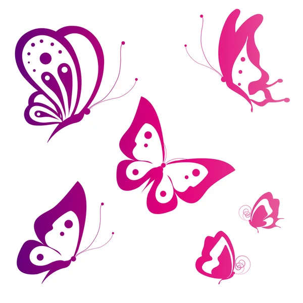 Conception papillons — Image vectorielle