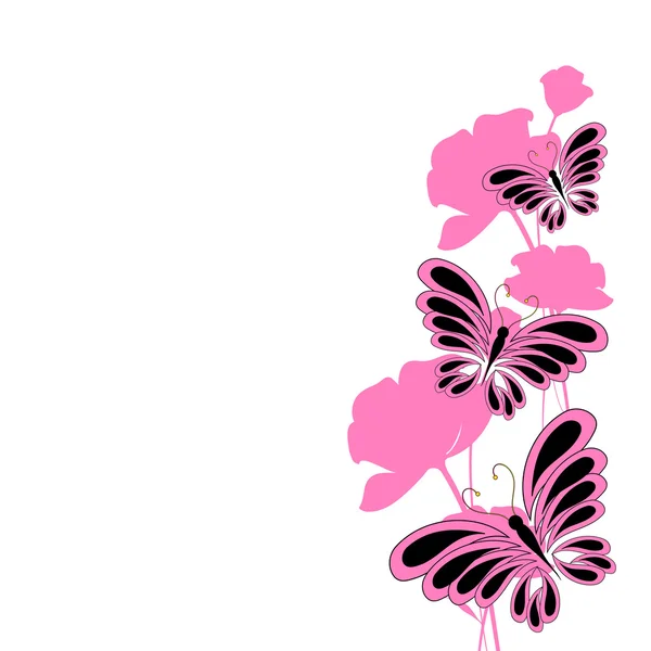 Diseño de mariposas — Archivo Imágenes Vectoriales