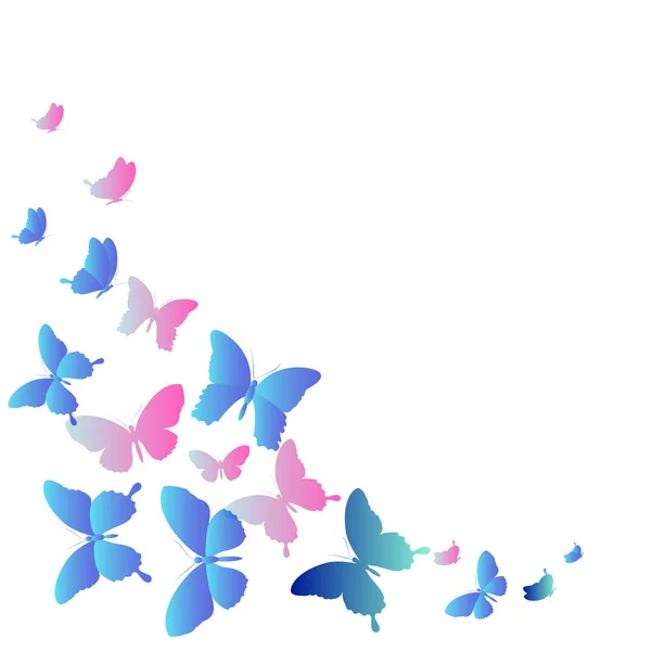 Diseño de mariposas — Vector de stock