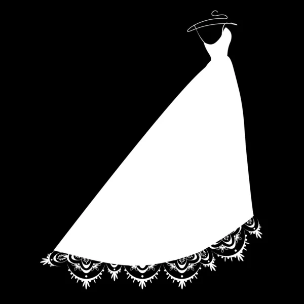 Conception de robe — Image vectorielle