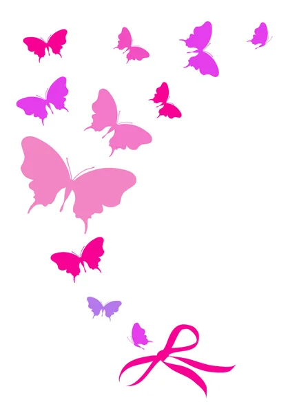 Diseño de mariposas — Vector de stock