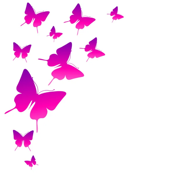 Diseño de mariposas — Vector de stock