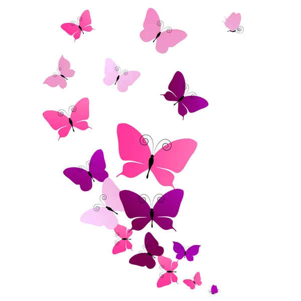 Conception papillons — Image vectorielle